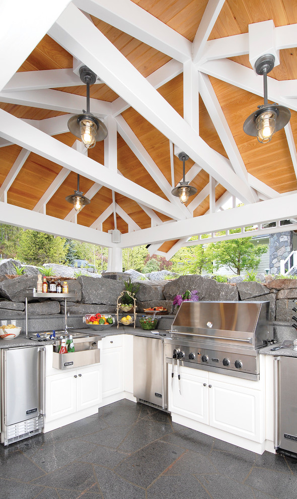 Thai Kitchen Boulder Patio Traditional with Atlantis Outdoor Cabinetry Barbecue
