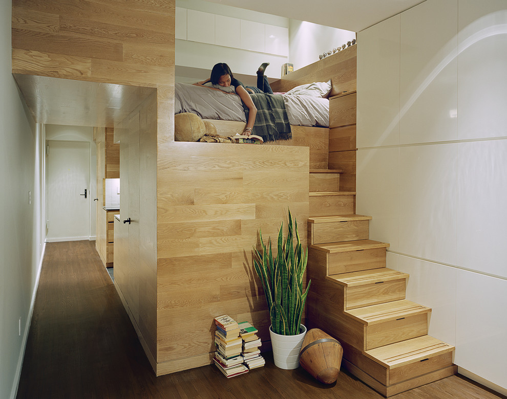 Turkish Kitchen Nyc Bedroom Contemporary with Built in Bed Bunk