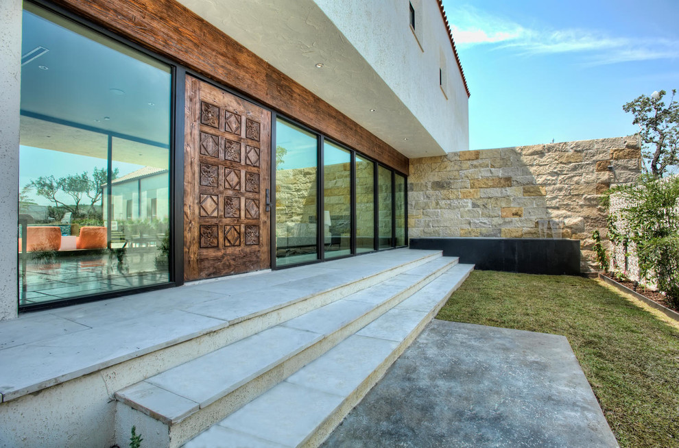 Unfinished Kitchen Cabinet Doors Entry Contemporary with 2012 Black Blue Sky