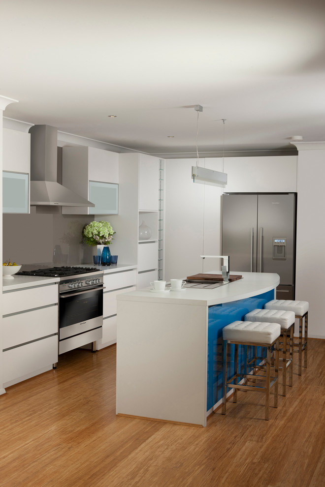 Westar Kitchen and Bath Kitchen with Appliances Bar Stools Blue