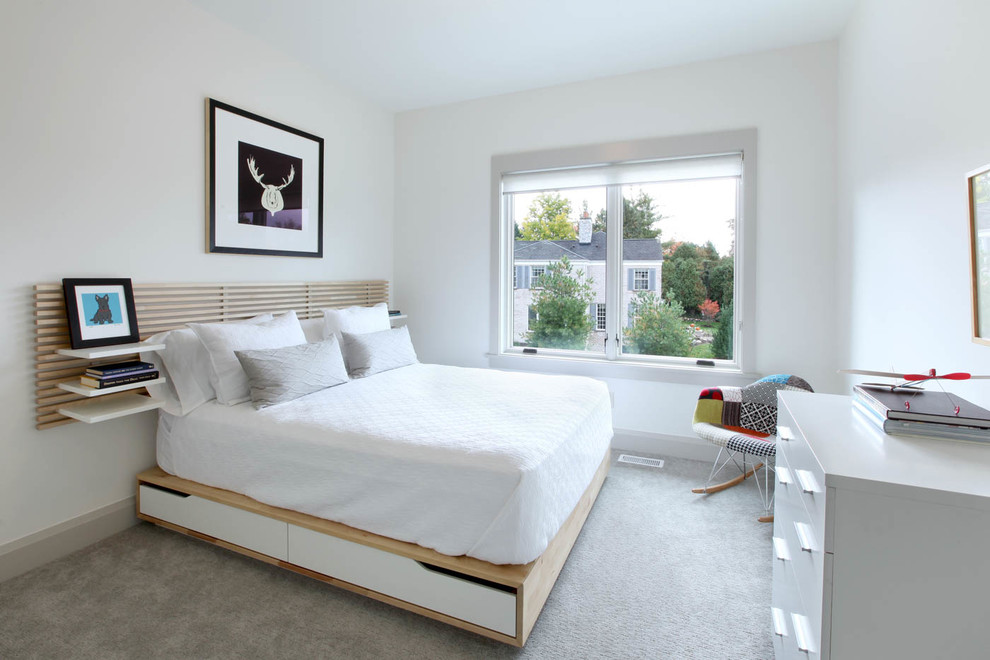 Ikea Bedroom Ideas for Contemporary Bedroom with Under Bed Drawers