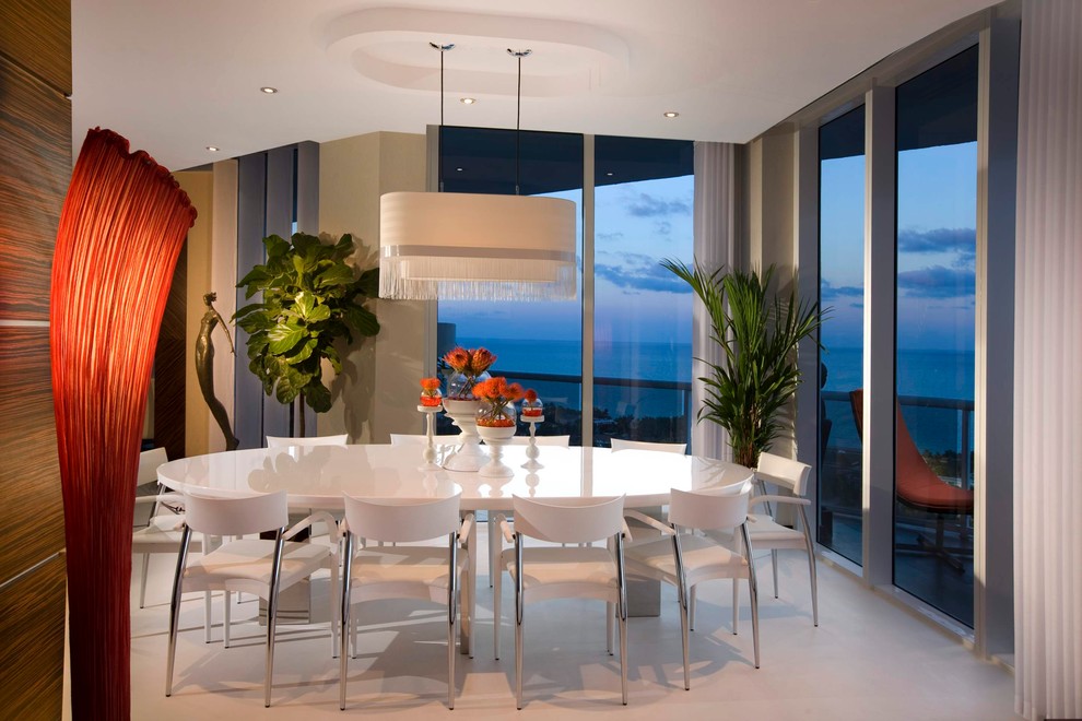 Interior Woodworking  for Modern Dining Room with Deco Miami
