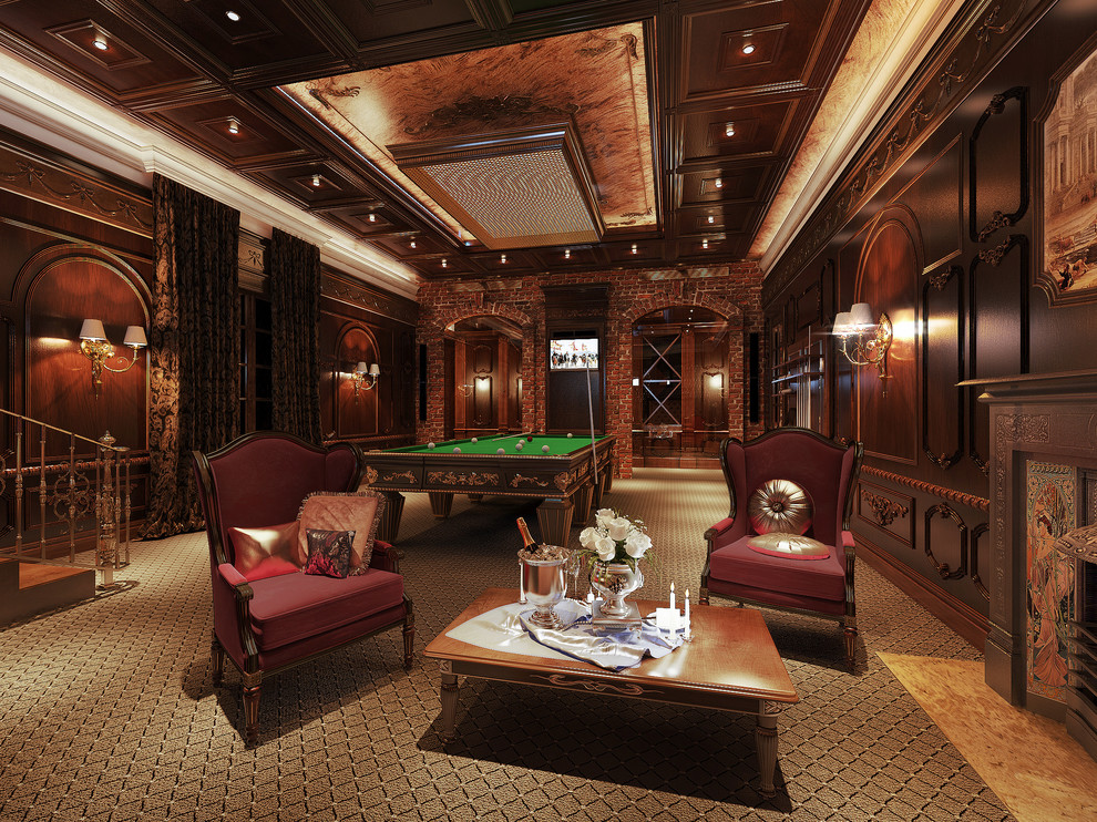 Ipe Cavalli Ideas  for Traditional Basement with Savio Fermino