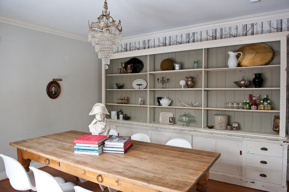 Modern Dining Room  for Victorian Dining Room with Wallpaper
