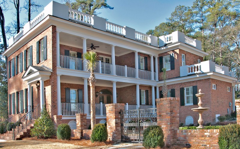 Mungo Homes Columbia Sc for Traditional Exterior with Bird Bath
