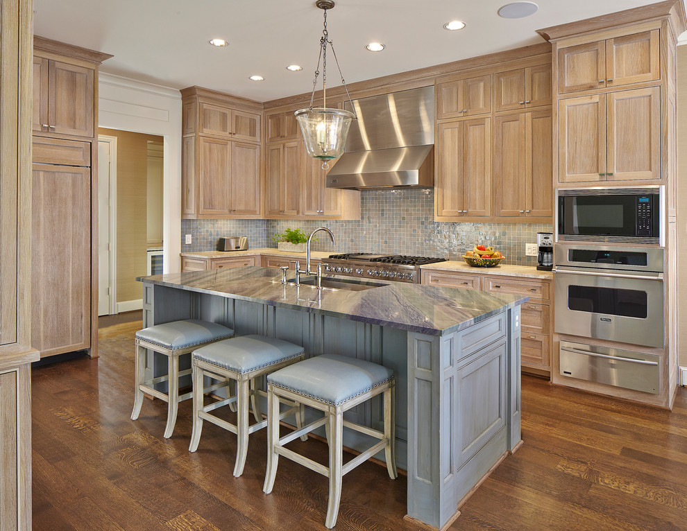 Race Track Ideas  for Traditional Kitchen with Recessed Can Lights