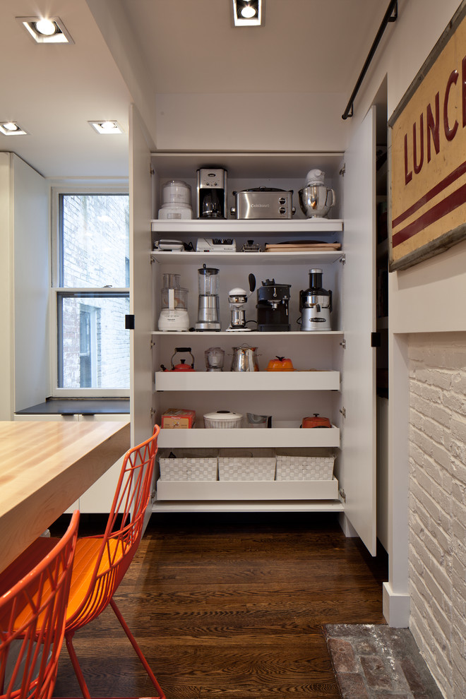 Stainless Steel Appliances  for Contemporary Kitchen with Island Dining
