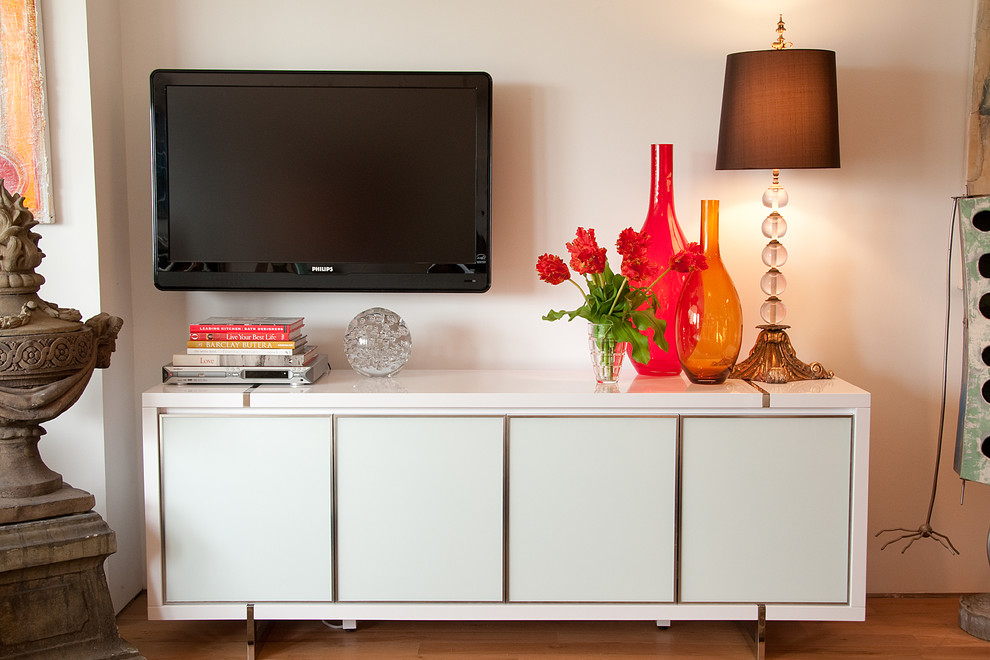 Sticks in Vase  for Transitional Living Room with Tv Cabinet