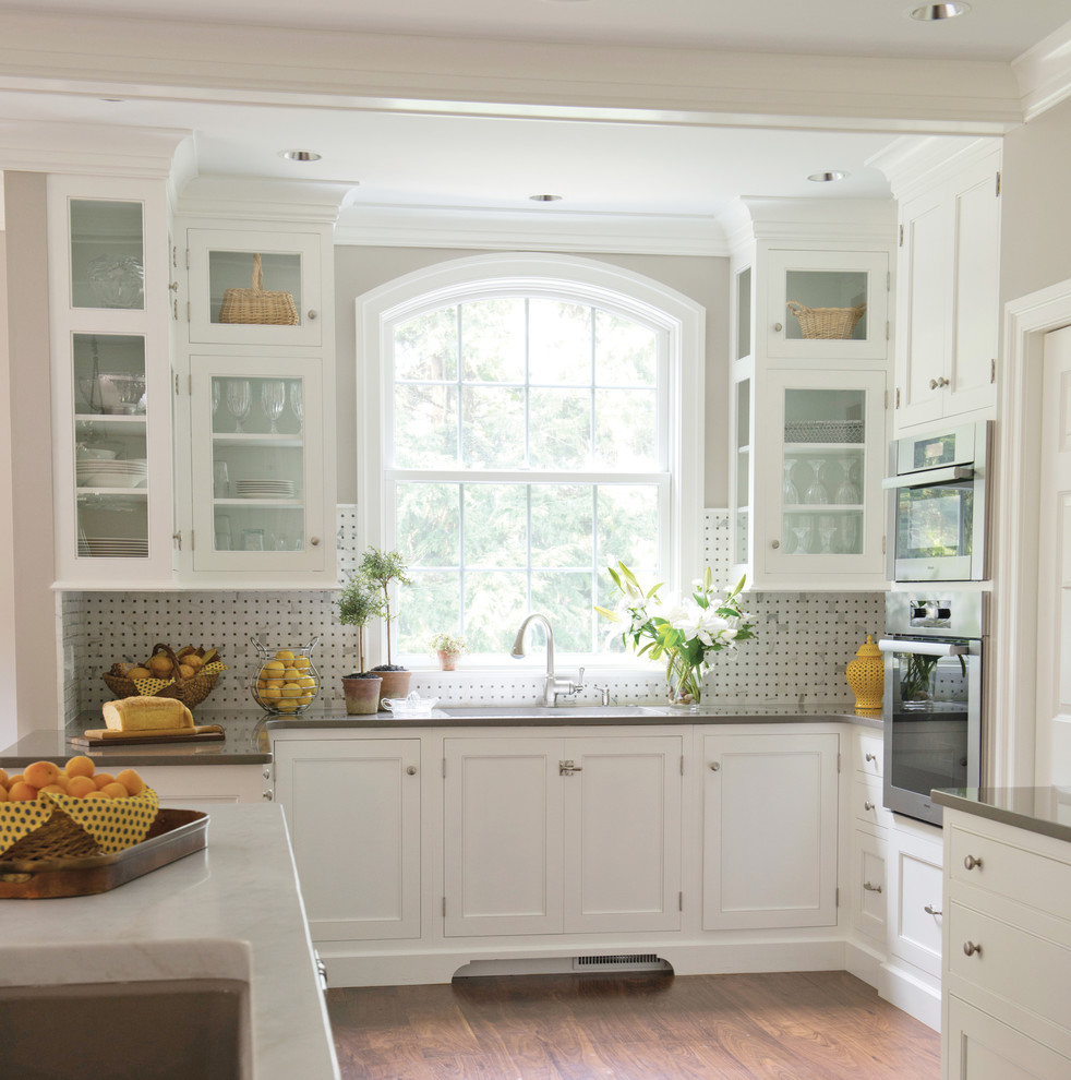 Toe Kick with Base Moulding  for Traditional Kitchen with Lancaster County