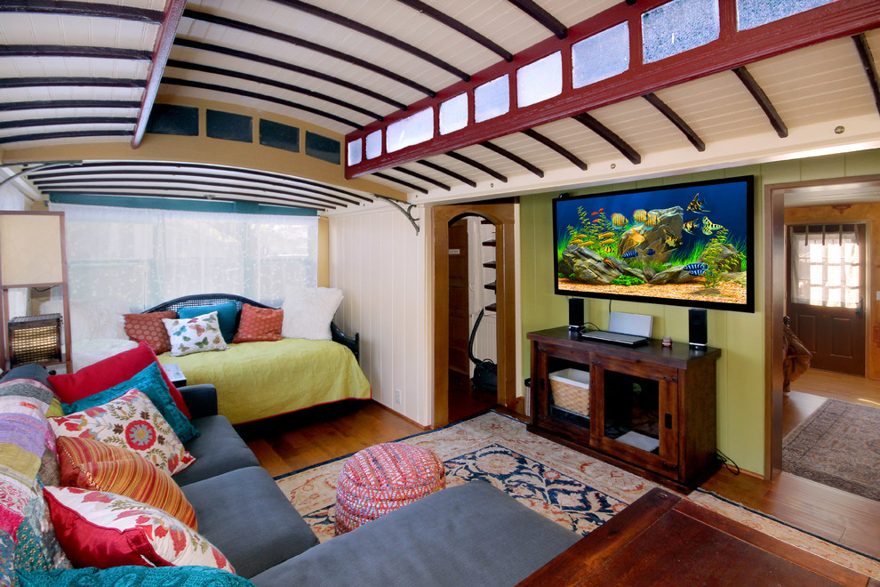 Train Car  for Eclectic Living Room with Colorful