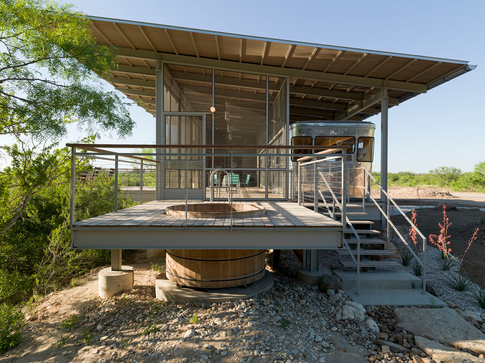 Train Car  for Modern Exterior with Platform Deck