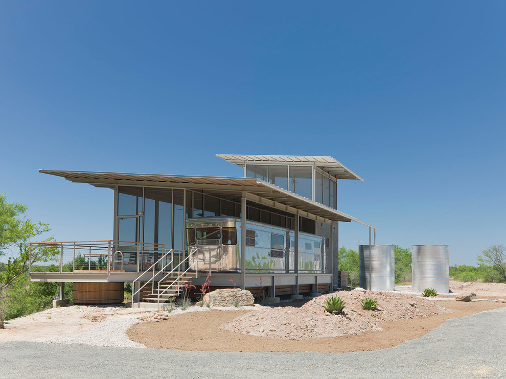 Train Car  for Modern Exterior with Rainwater Harvest