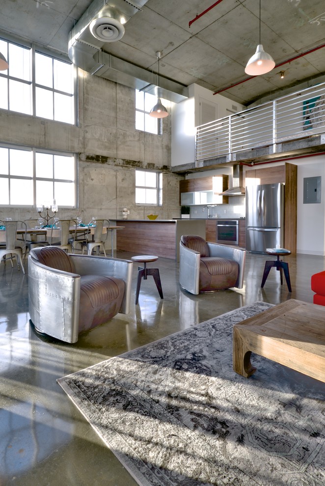 Wynwood Walls for Industrial Living Room with New York Loft