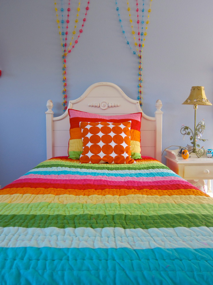 Bedspreads and Comforters for Contemporary Kids with Beaded Strings