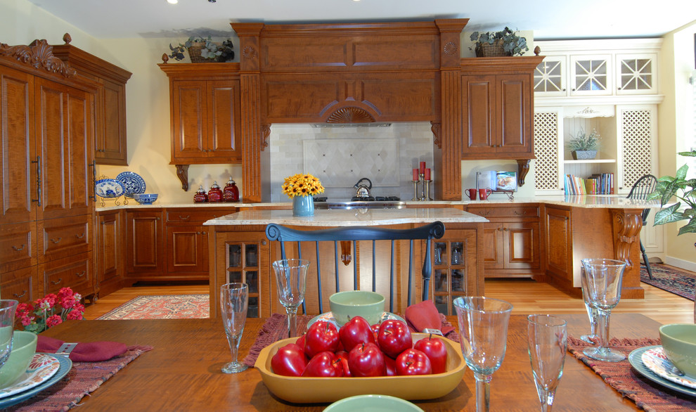 Canister Sets for Traditional Kitchen with Wood Cabinets