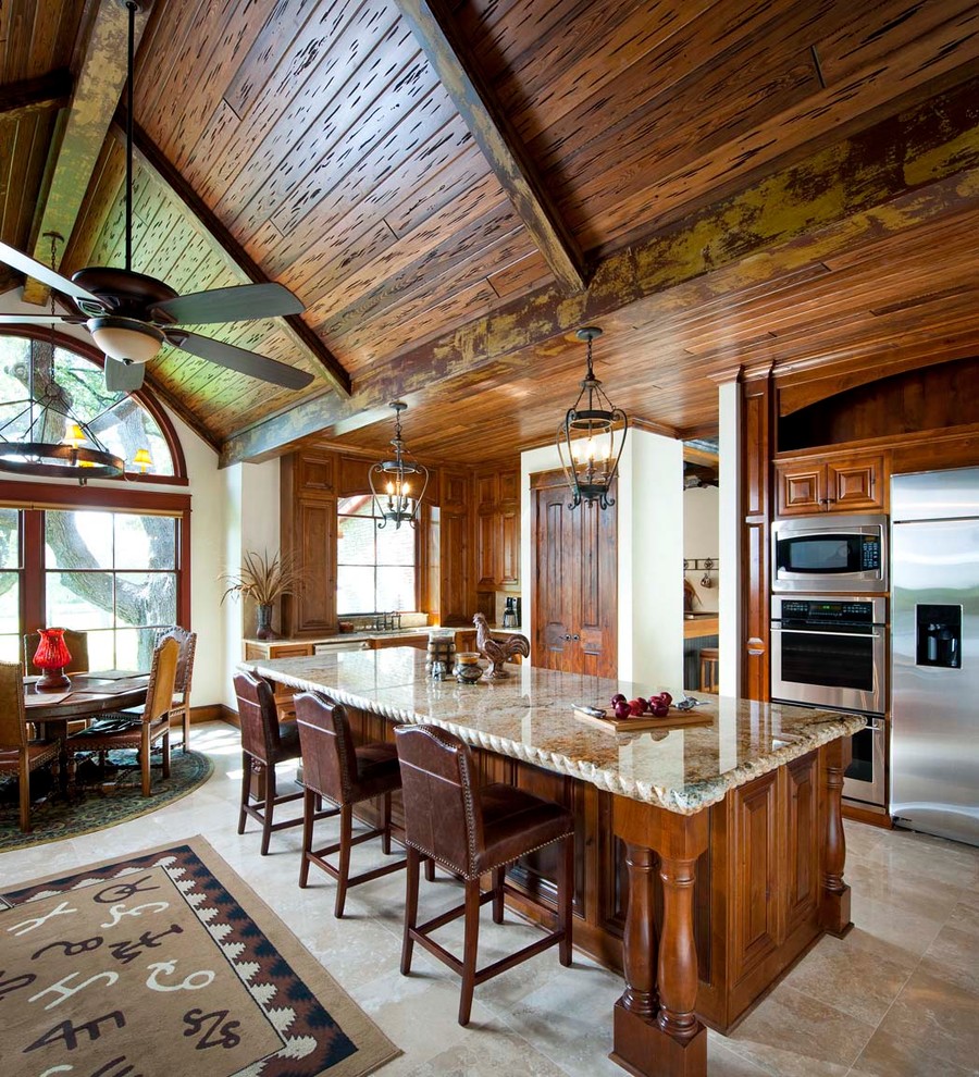 Capel Rugs for Rustic Kitchen with Luxury Design Builder