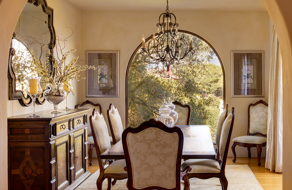 Feiss Lighting for Mediterranean Dining Room with Casual Elegant