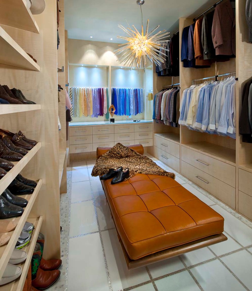Pool Floats for Contemporary Closet with Drawers