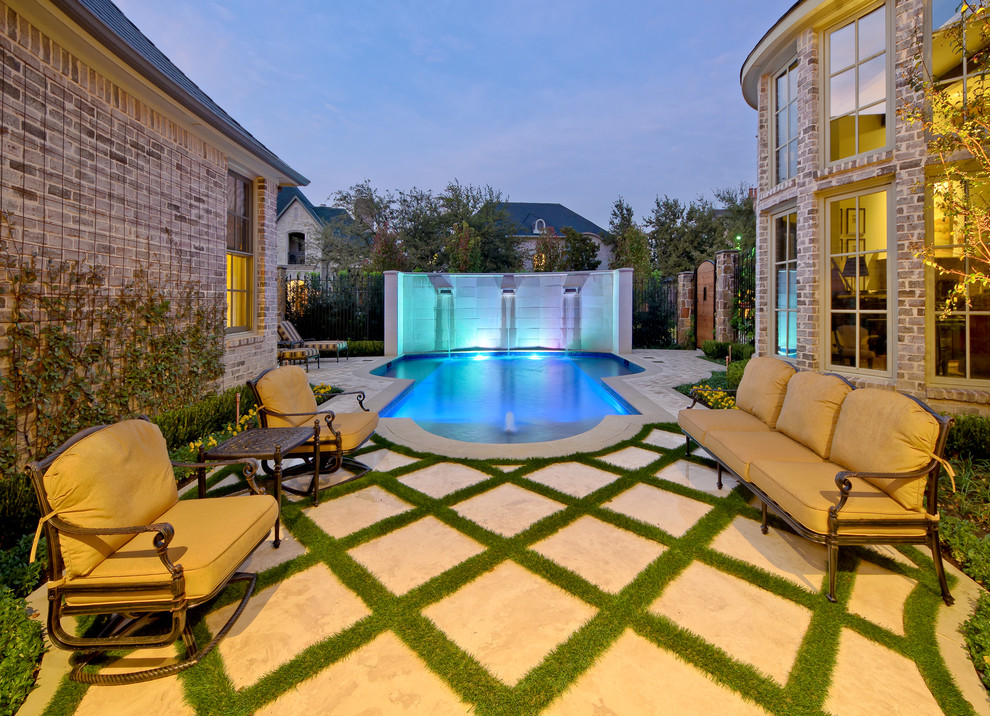 Wall Sconce for Eclectic Pool with Water