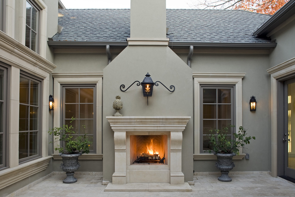 Wall Sconce for Mediterranean Patio with Stucco