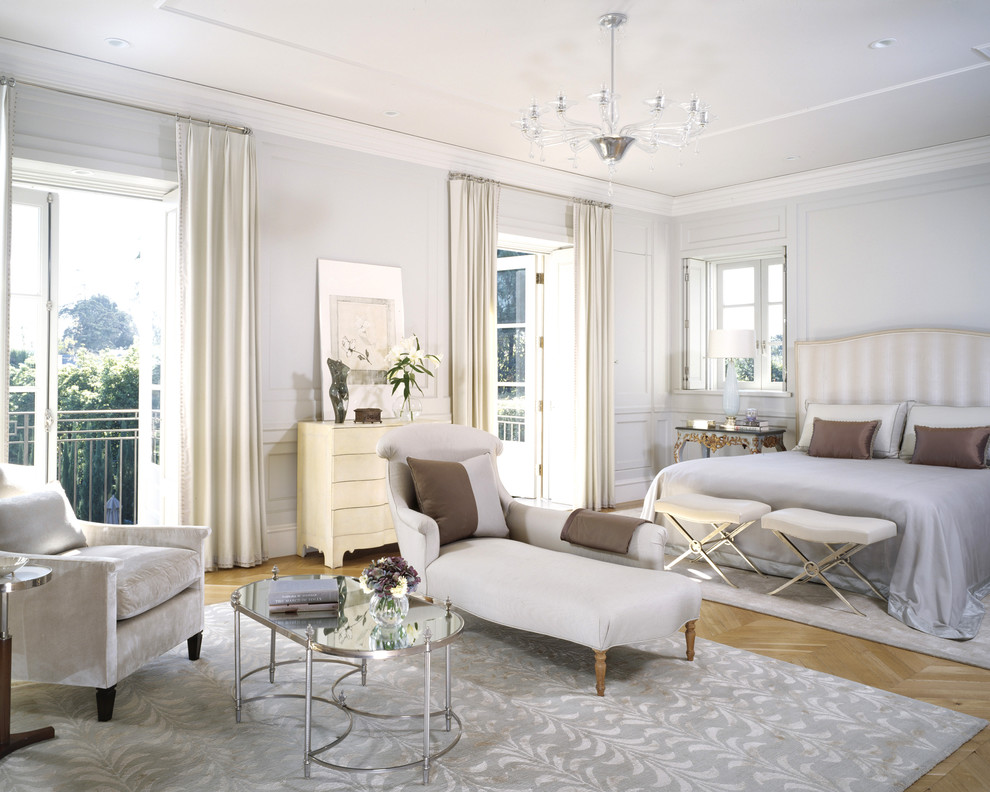 Wayfair Rugs for Transitional Bedroom with Balcony