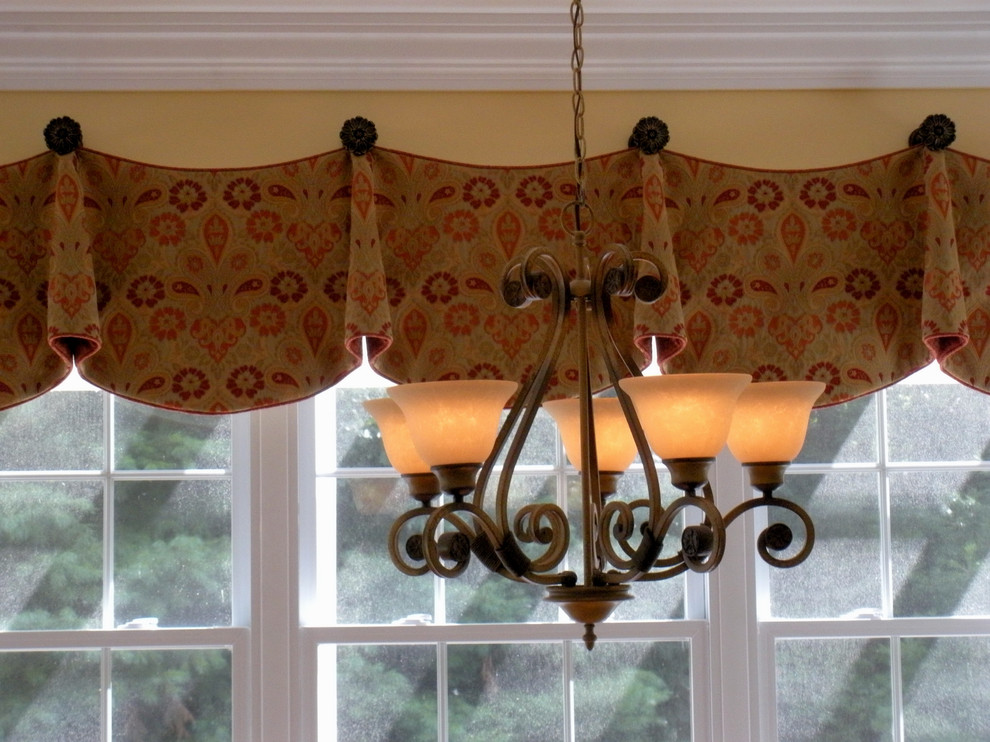 Window Valances for Traditional Kitchen with Traditional