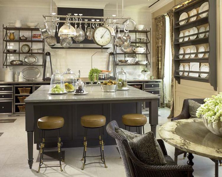 Bakers Rack for Traditional Kitchen with Traditional