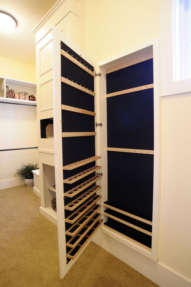 Jewelry Armoire for Traditional Closet with Also Spice Cabinet