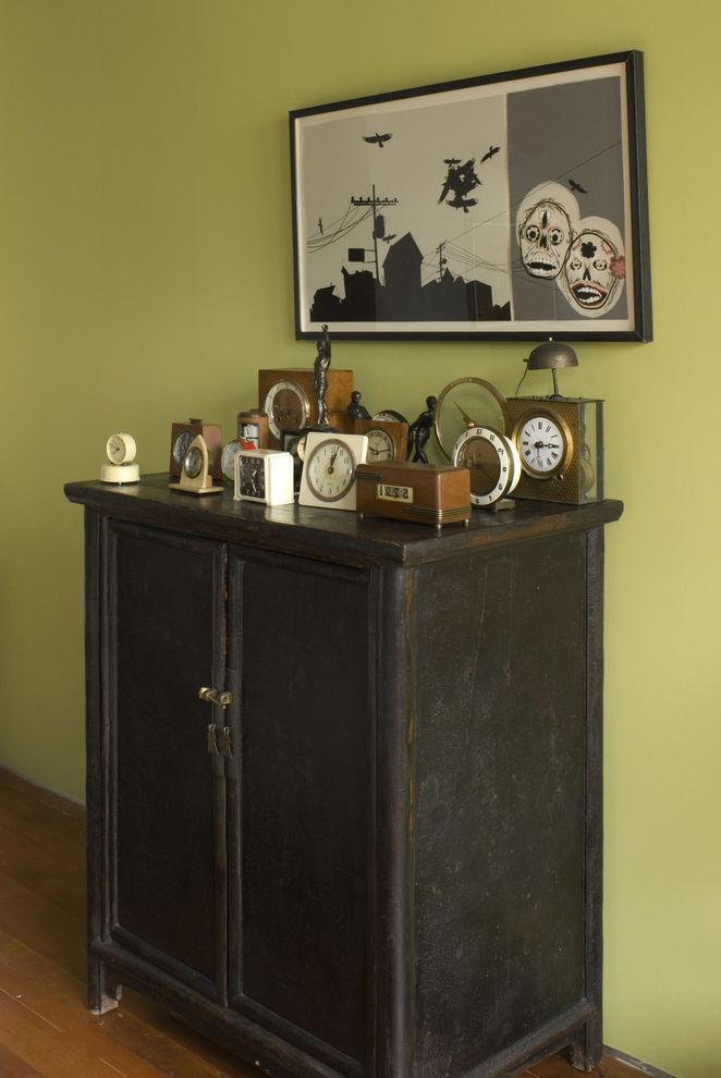 Oversized Wall Clocks for Rustic Living Room with Wall Art