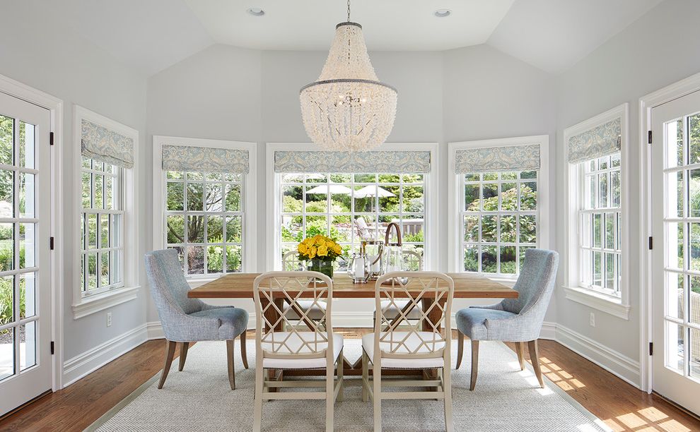 Pub Table and Chairs for Traditional Dining Room with Pendant Light