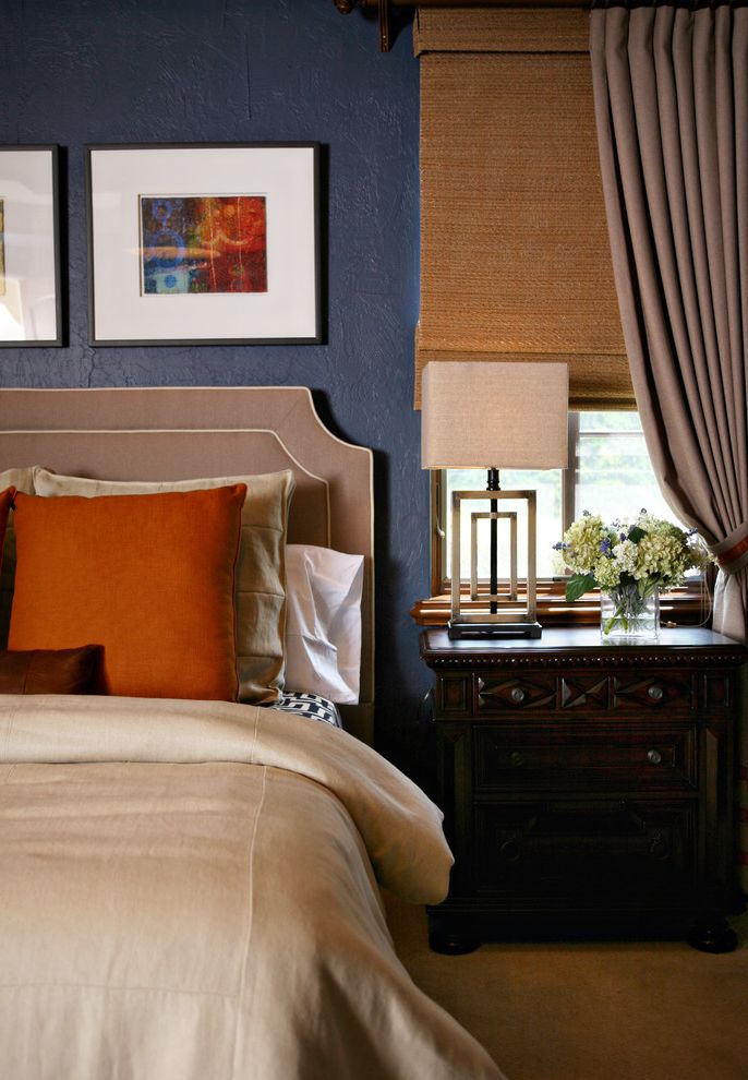 Uttermost for Contemporary Bedroom with Floral Arrangement