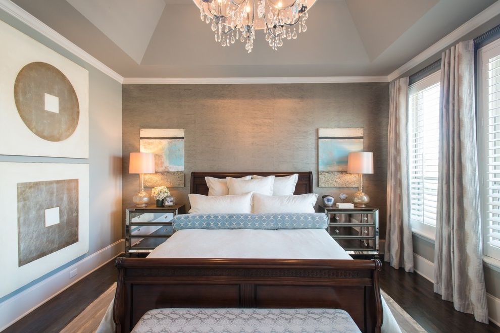 Uttermost for Traditional Bedroom with Abstract Art