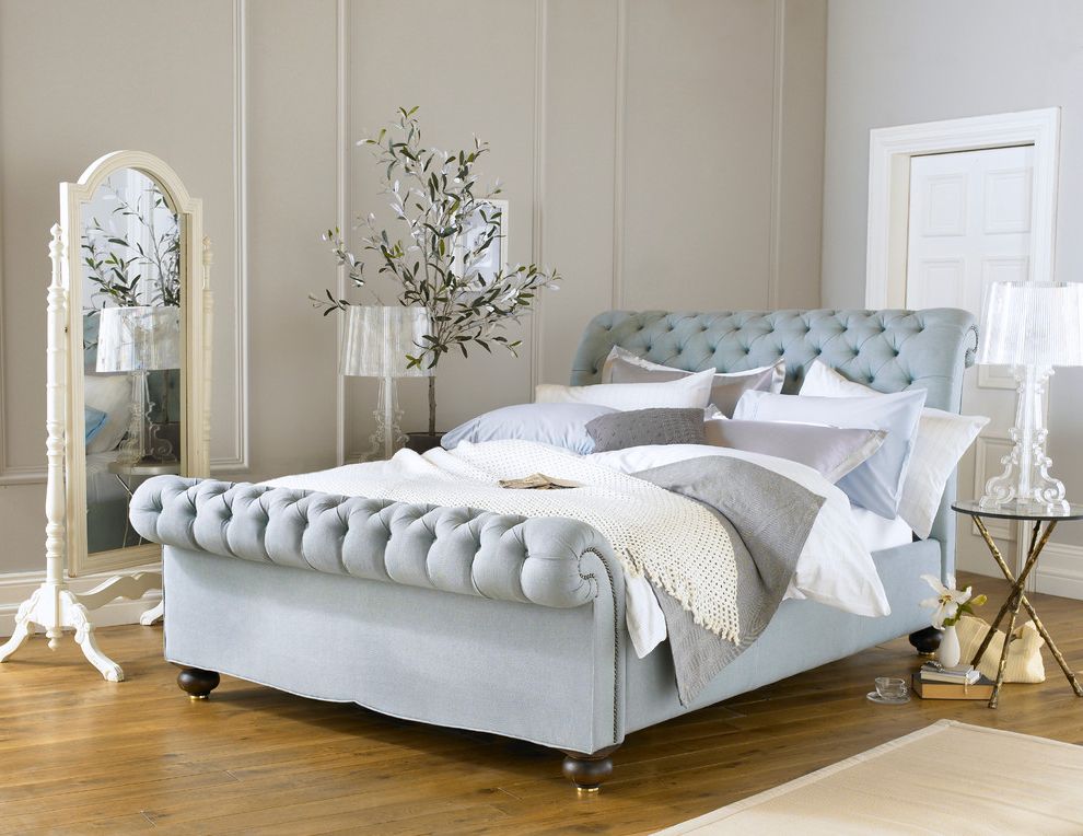 Mattress Firm Stock with Contemporary Bedroom Blue
