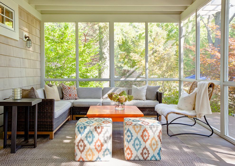 Menards Outdoor Furniture with Traditional Porch Screen in Porch