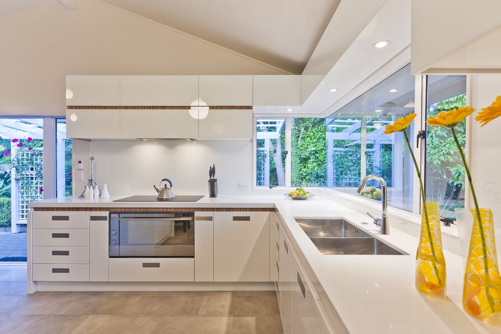 60 Inch Kitchen Sink Base Cabinet with Contemporary Kitchen Custom Cabinetry