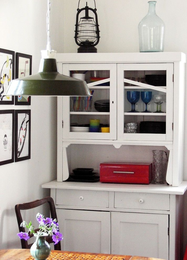 Antique Roll Top Desk with Hutch with Eclectic Kitchen Pendant Lighting