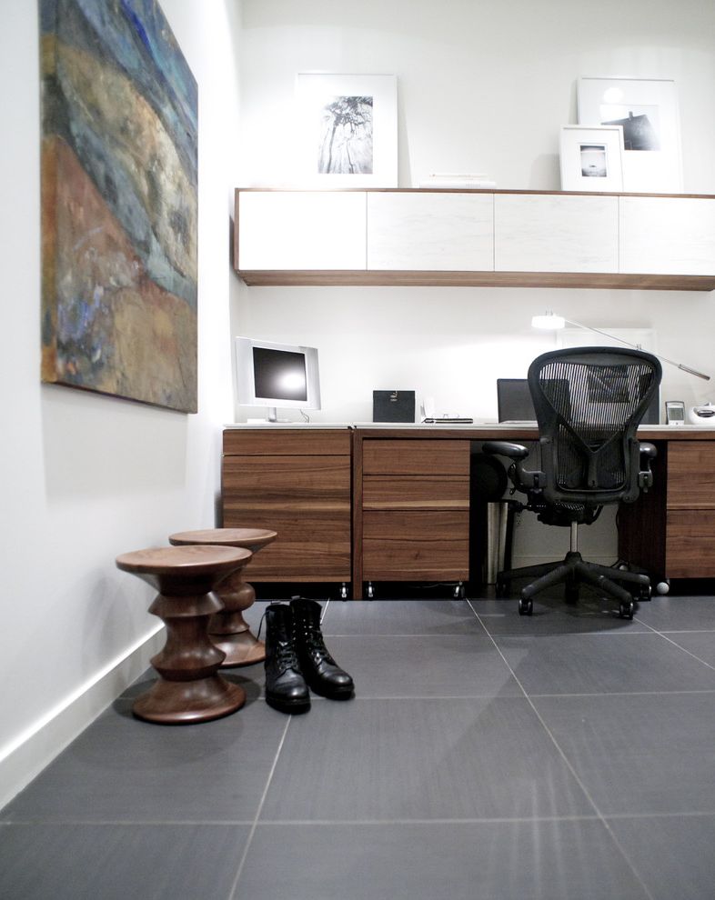 Antique Roll Top Desk with Hutch with Modern Home Office Black Swivel Chair