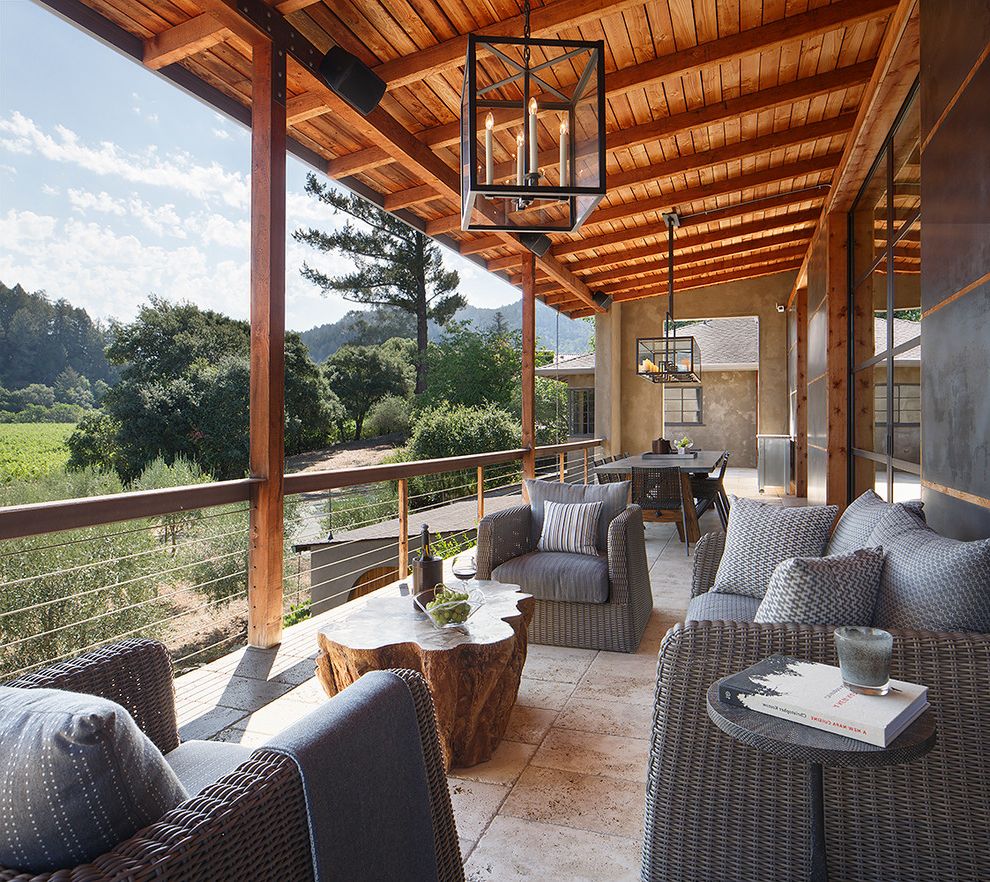 Ashley Furniture Raleigh with Craftsman Balcony Rustic Contemporary Deck