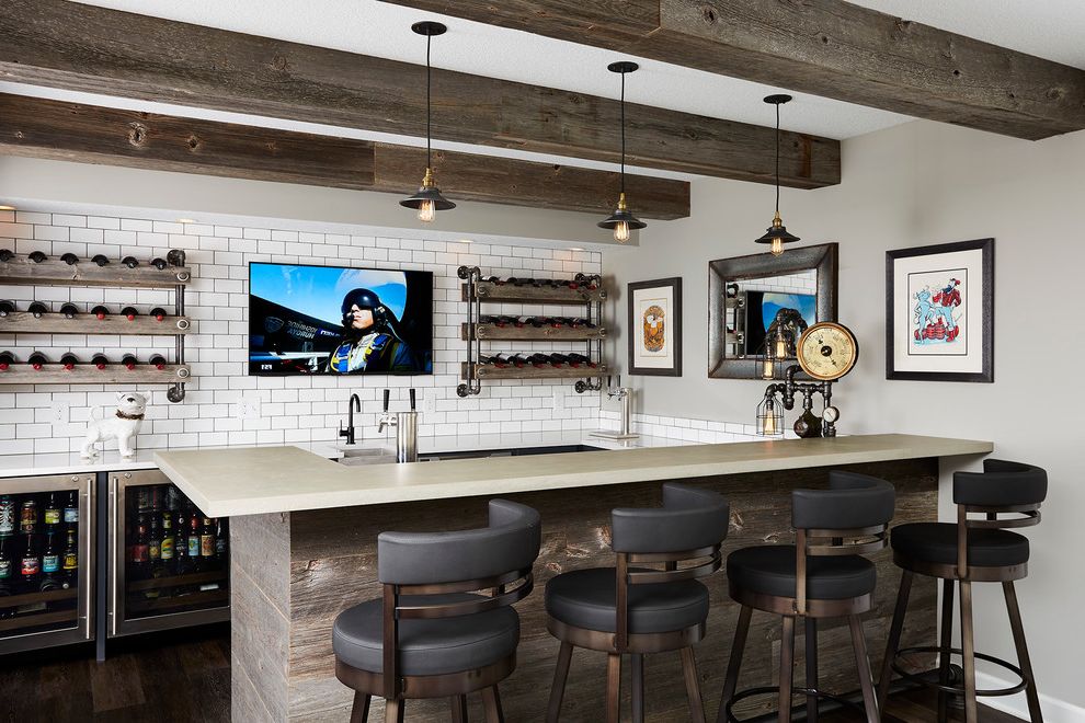 Bar Stools at Target with Transitional Home Bar Floating Wine Rack