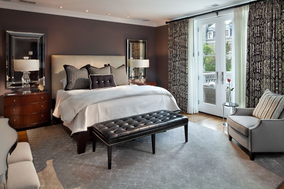 Bedroom Benches Cheap with Traditional Bedroom Dark Wood Nightstand