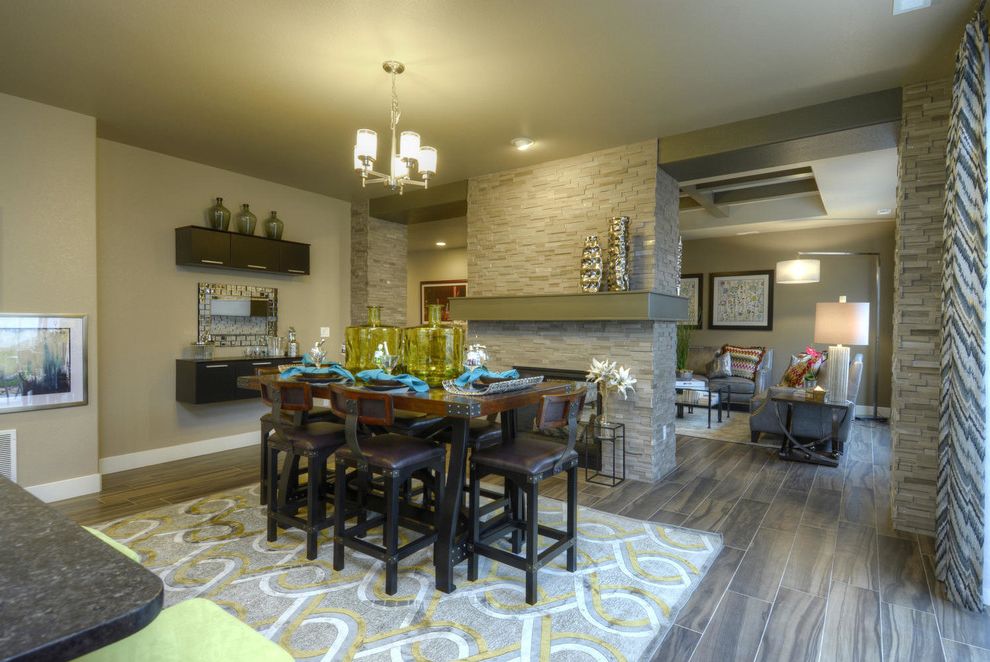 Bedrosians Colorado Springs with Contemporary Dining Room Home Builders in Colorado Springs