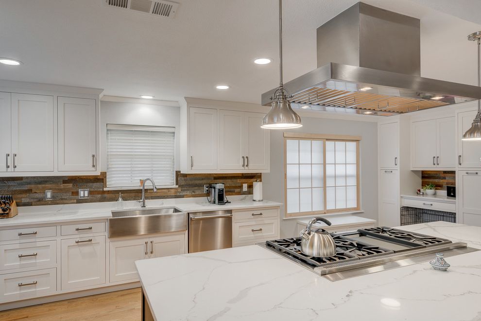 Best Small Animal Pets with Contemporary Kitchen Wood Backsplash