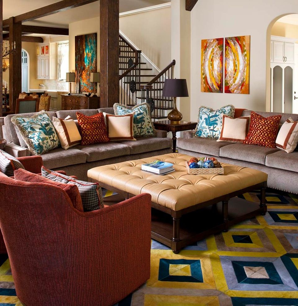 Big Lots Sofa Sleeper with Mediterranean Family Room Orange