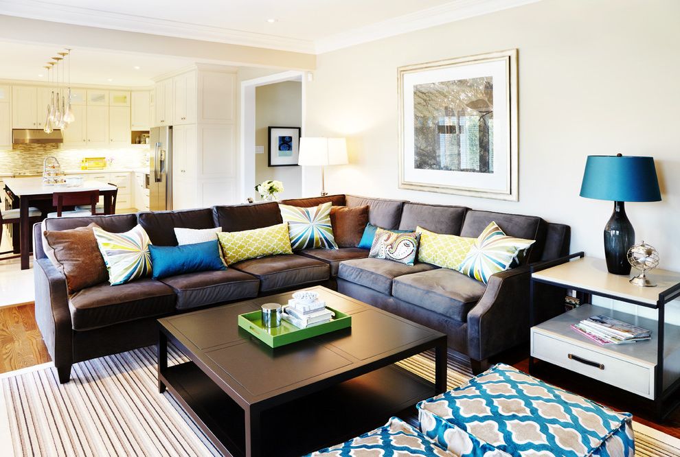Big Softie Sectional with Traditional Family Room Great Room