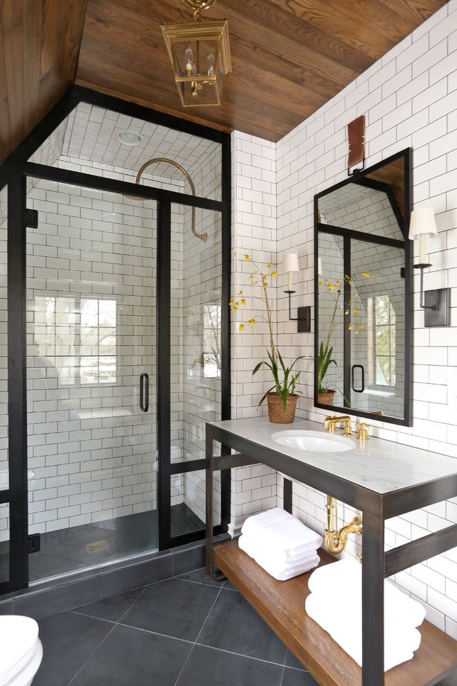 Black and Gold Bathroom Rugs with Transitional Bathroom Gold Fixture