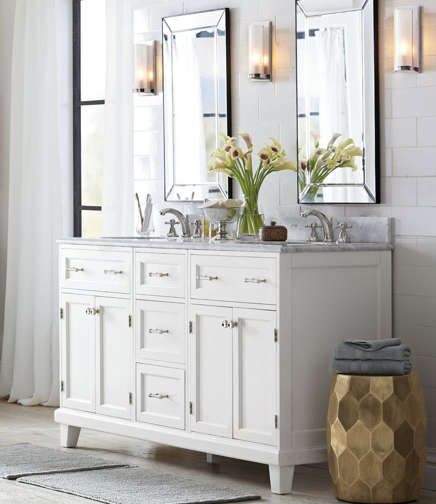Candle Sconces Pottery Barn with  Bathroom