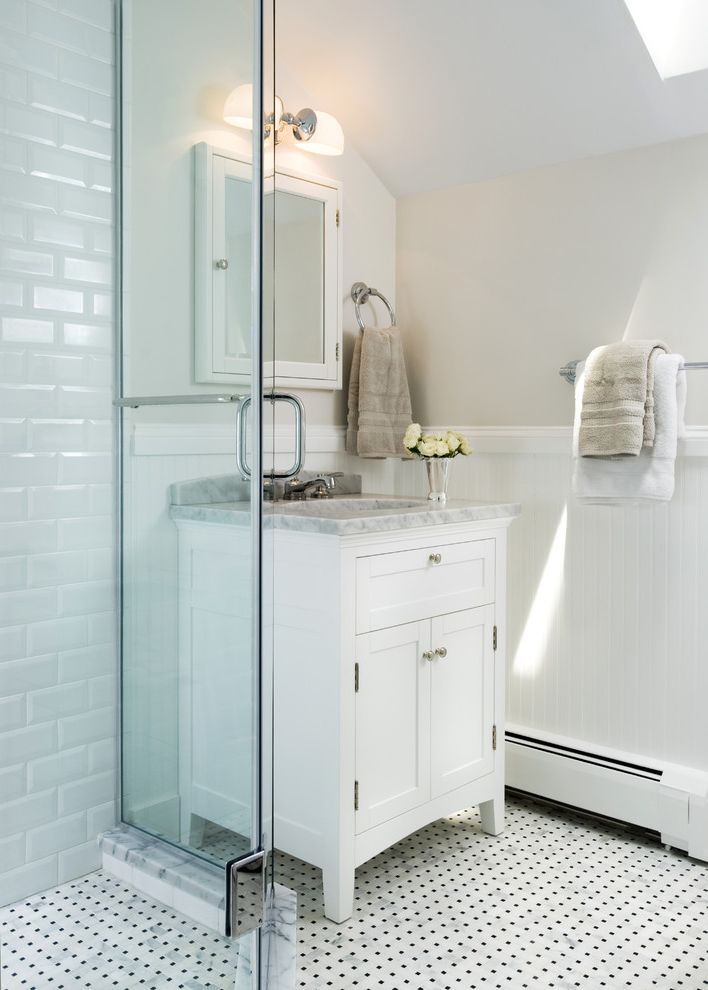 Candle Sconces Pottery Barn with Traditional Bathroom Marble Countertops