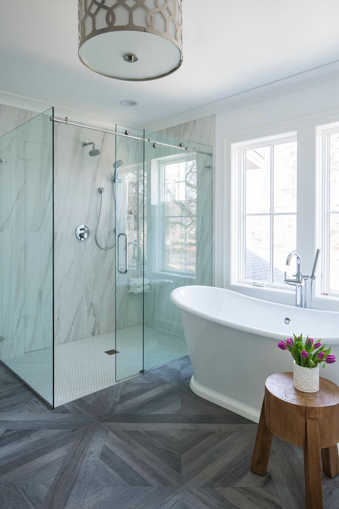 Candle Sconces Pottery Barn with Transitional Bathroom Freestanding Tub Faucet