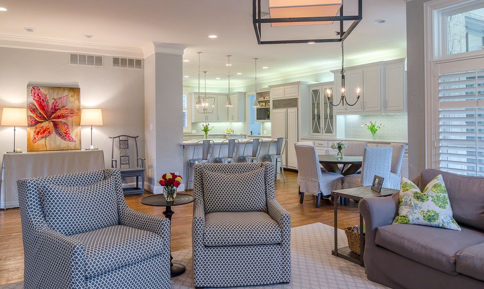 Candles with Rings Inside with Traditional Living Room Beige Subway Tile