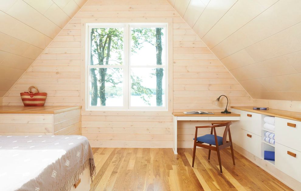 Child Craft Camden Dresser with Rustic Bedroom Millwork
